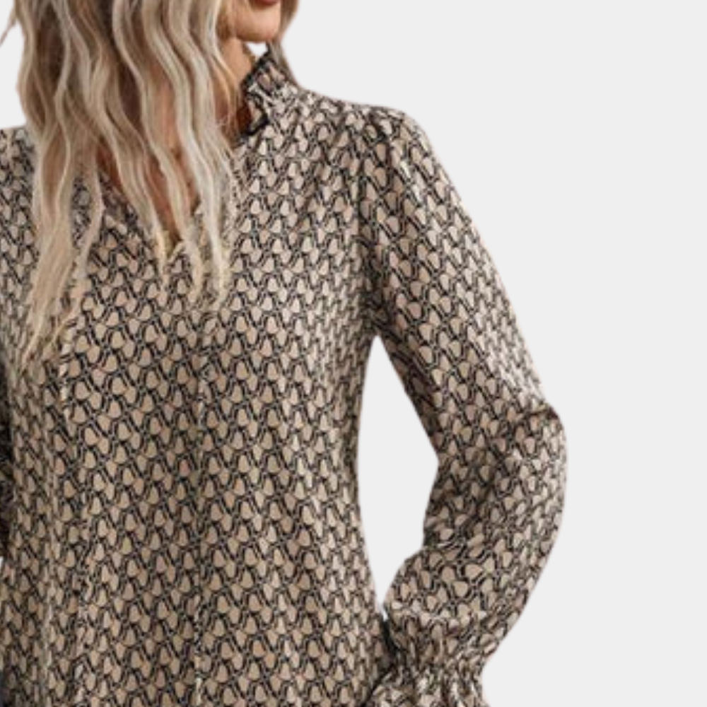 Summer Women's Dress with Long Sleeves