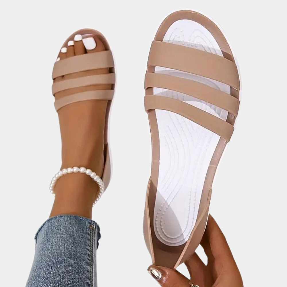 Casual slip-on summer sandals for women