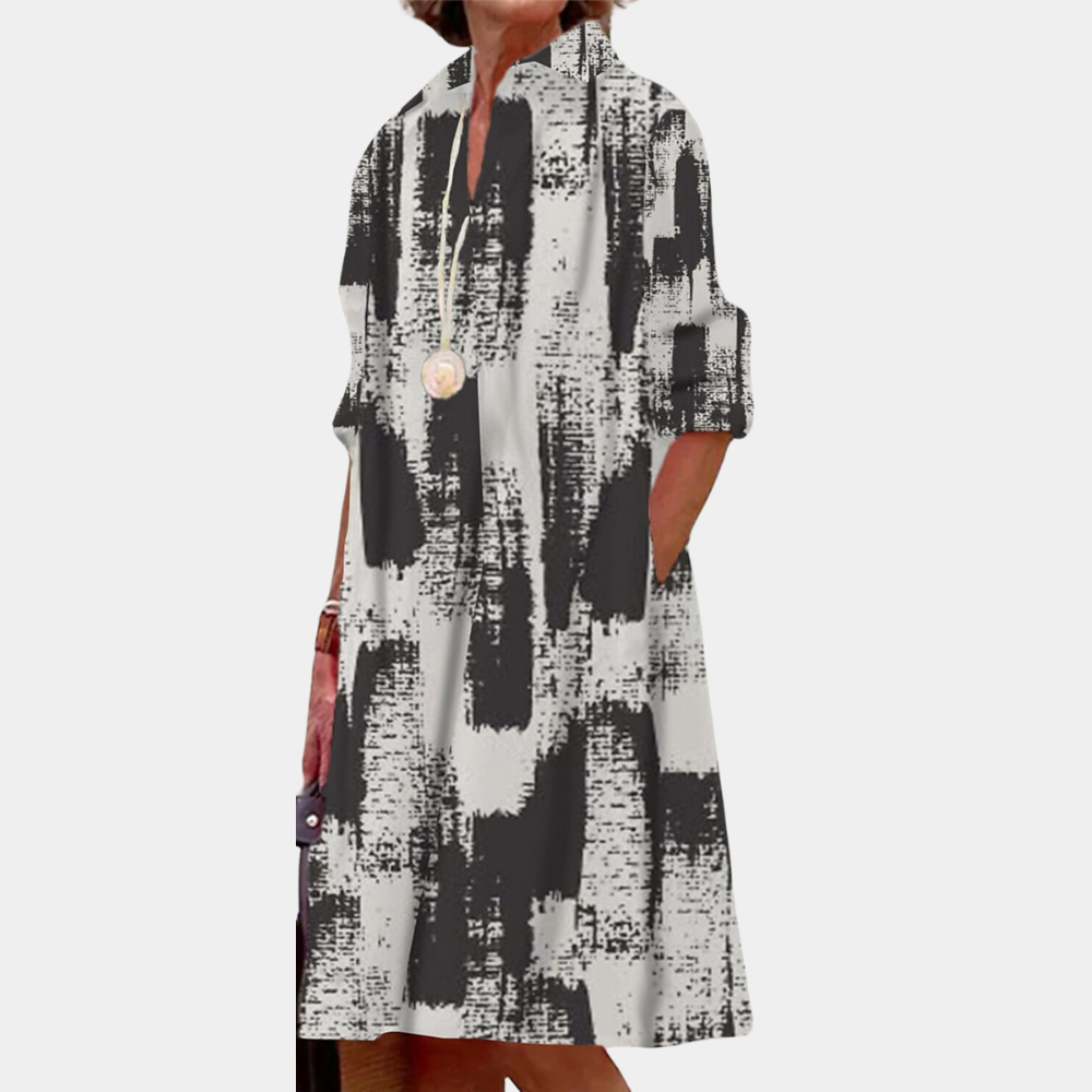 Casual Printed Ladies' Dress for Summer