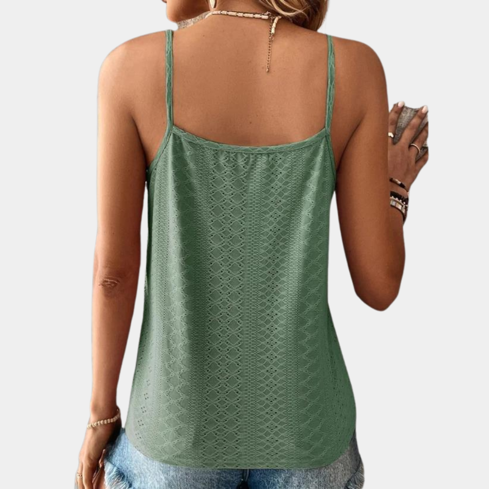 Stylish Summer Women's Top with V-Neck