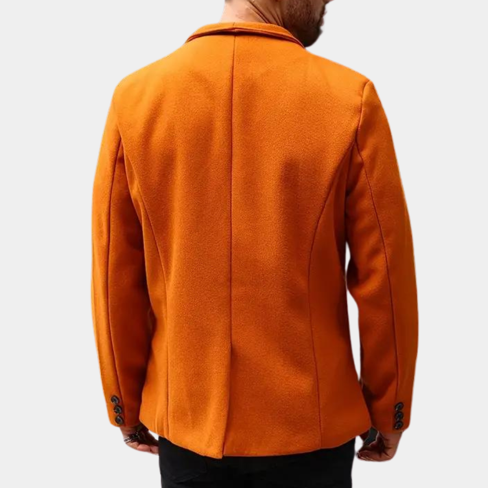 Stylish Orange Summer Men's Jacket