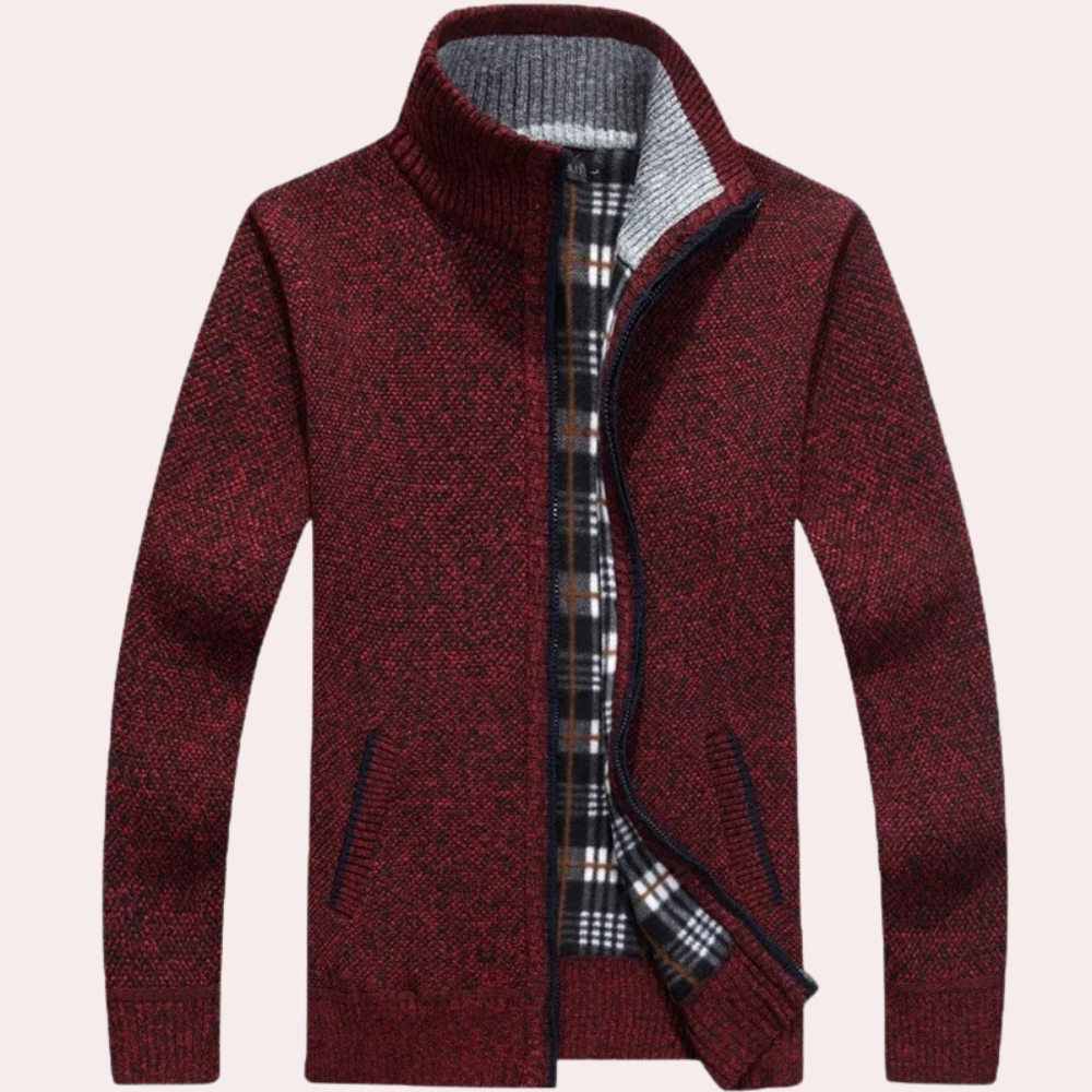Casual Knitted Men's Cardigan for Summer