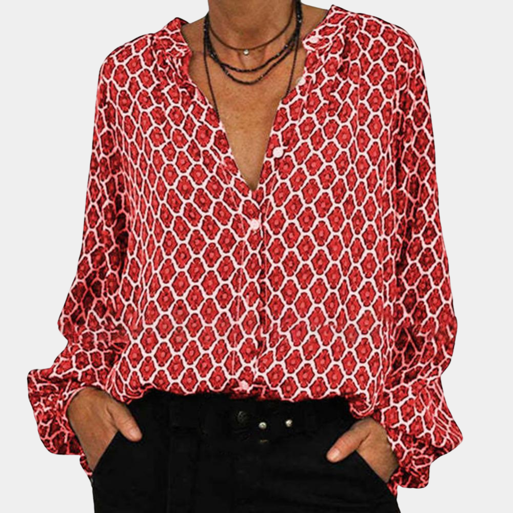 Comfortable ladies' blouse for summer