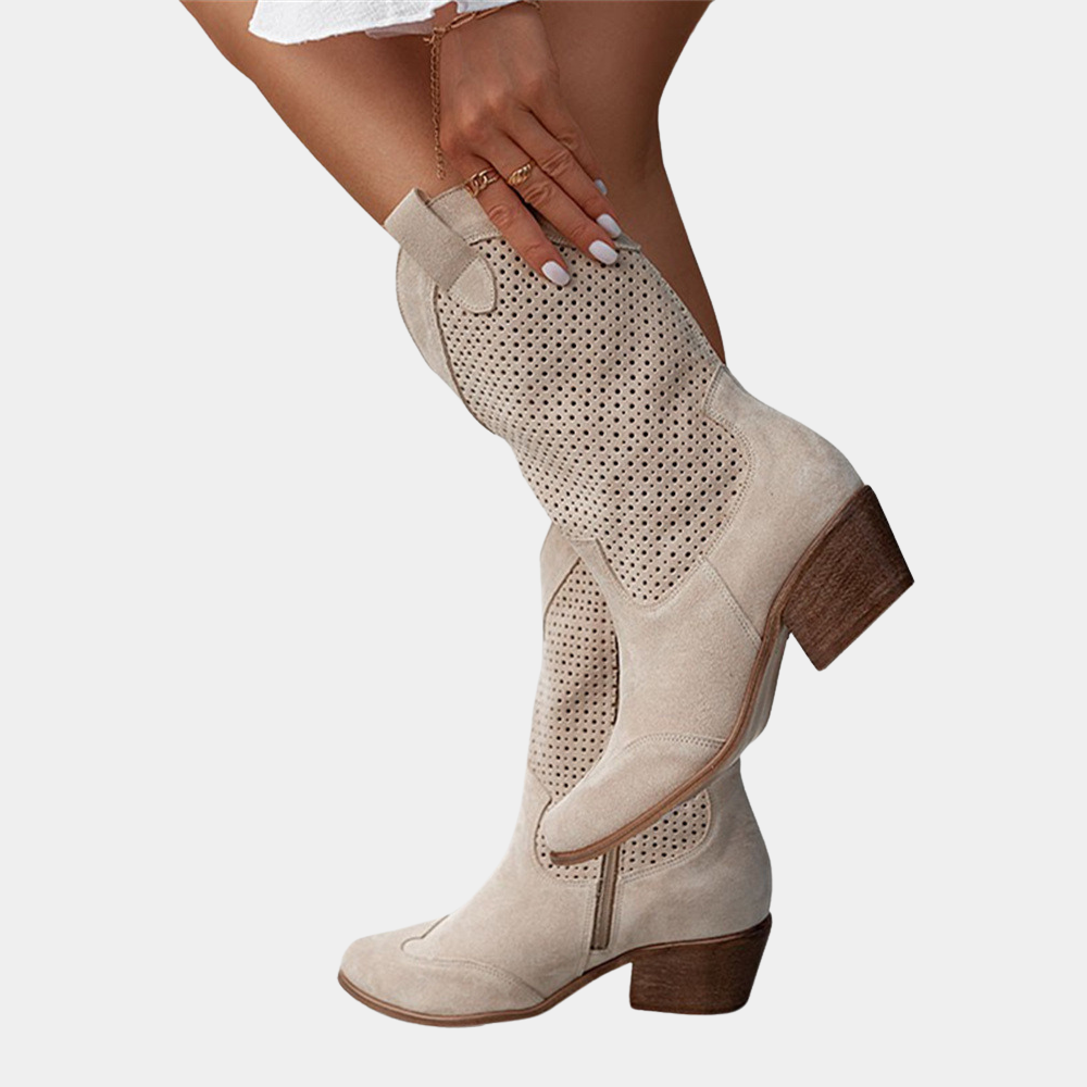 Breathable cowboy boots for women - Perfect for summer