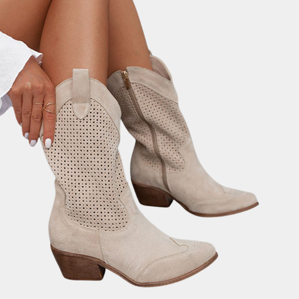 Breathable cowboy boots for women - Perfect for summer