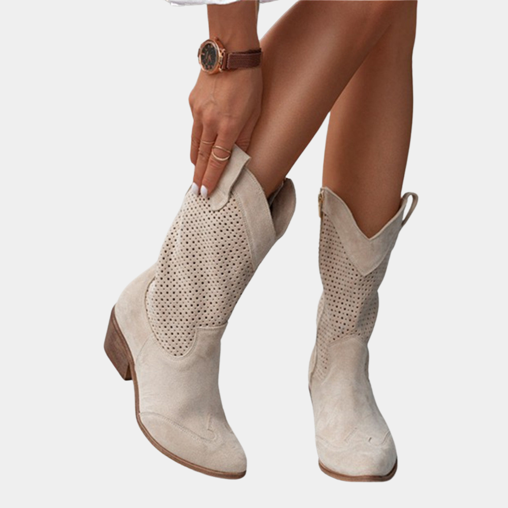 Breathable cowboy boots for women - Perfect for summer