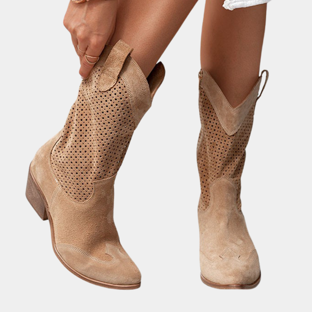Breathable cowboy boots for women - Perfect for summer