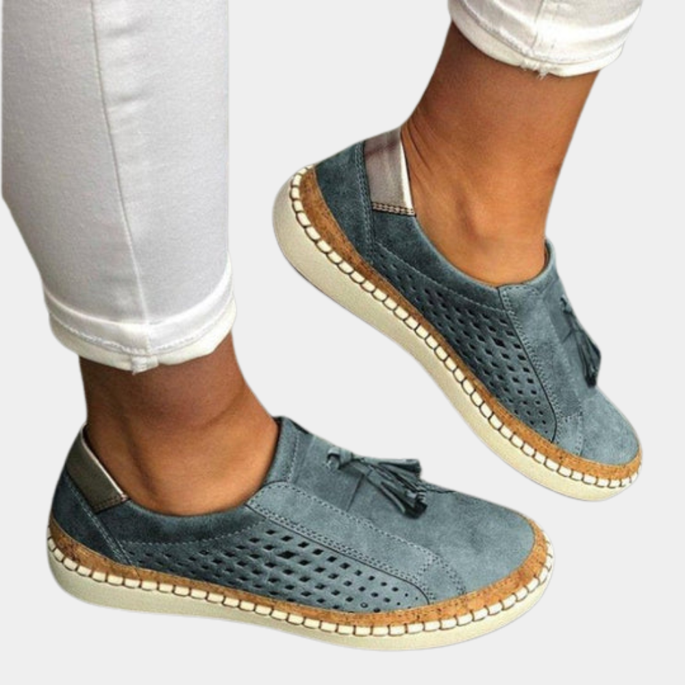 Breathable ladies' loafers for summer