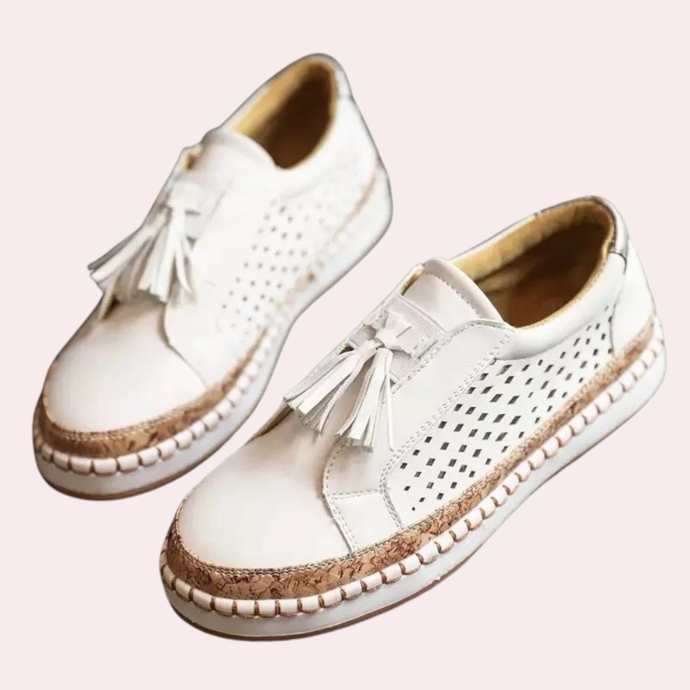 Breathable ladies' loafers for summer