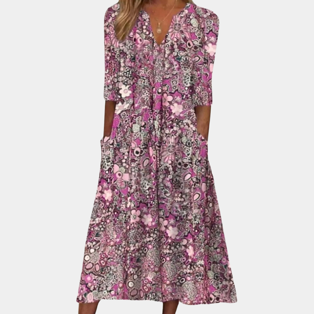 Summer Floral Ladies Dress