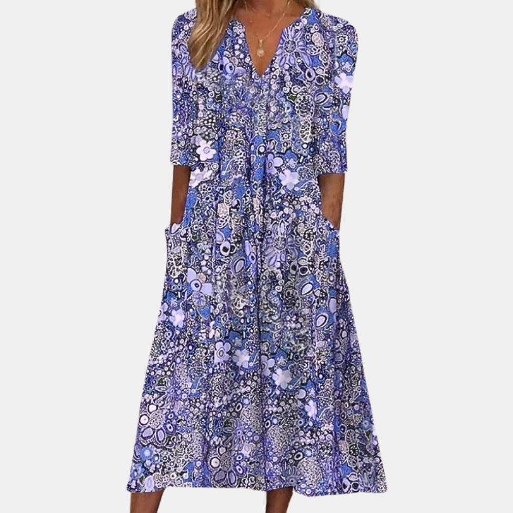 Summer Floral Ladies Dress