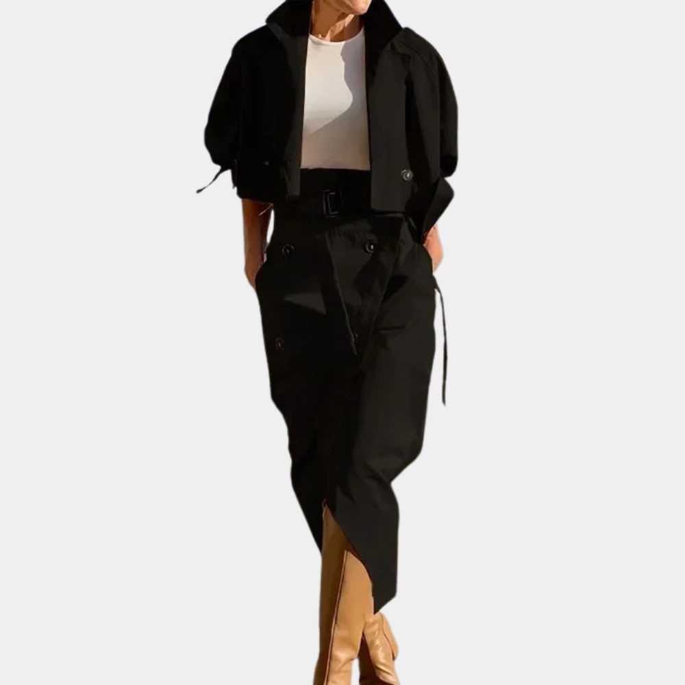 Stylish Women's Trench Coat Set for Summer