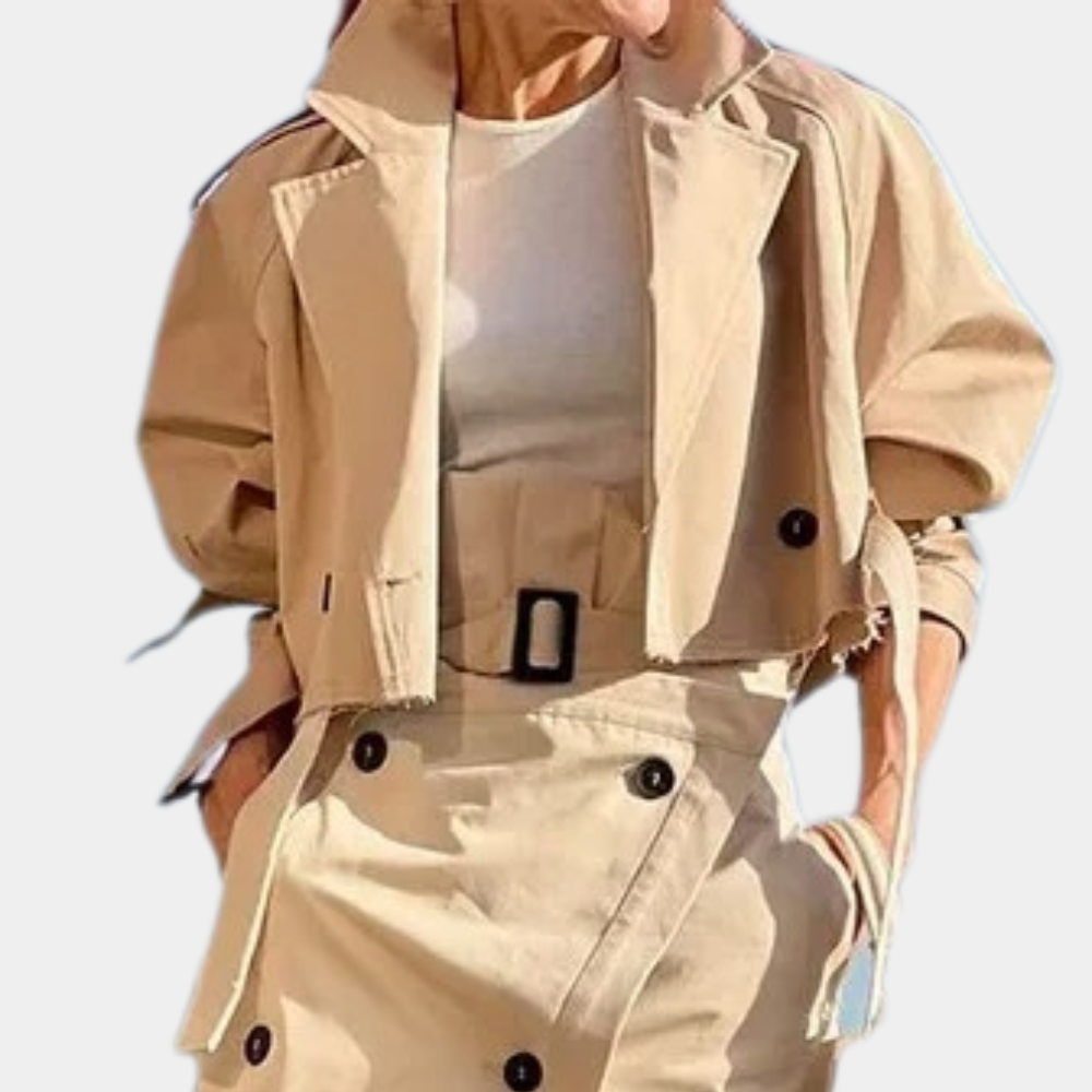 Stylish Women's Trench Coat Set for Summer