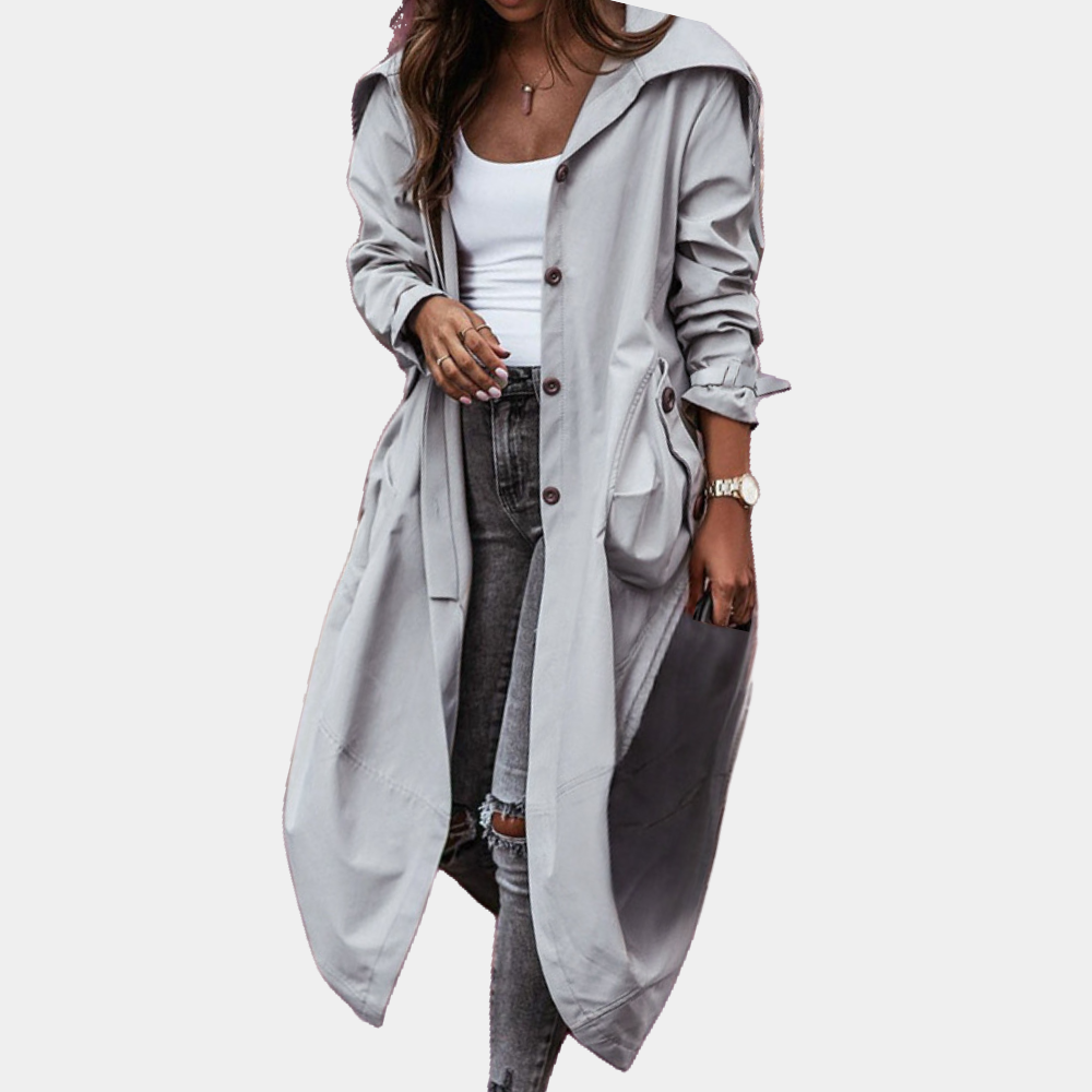 Trendy Long Women's Coat for Summer