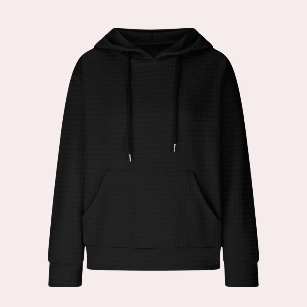 Casual summer hoodie with drawstring for women