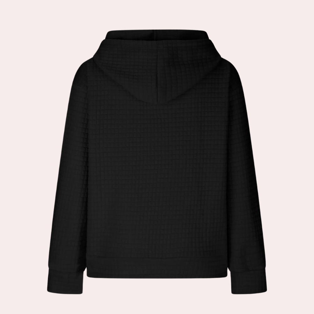 Casual summer hoodie with drawstring for women