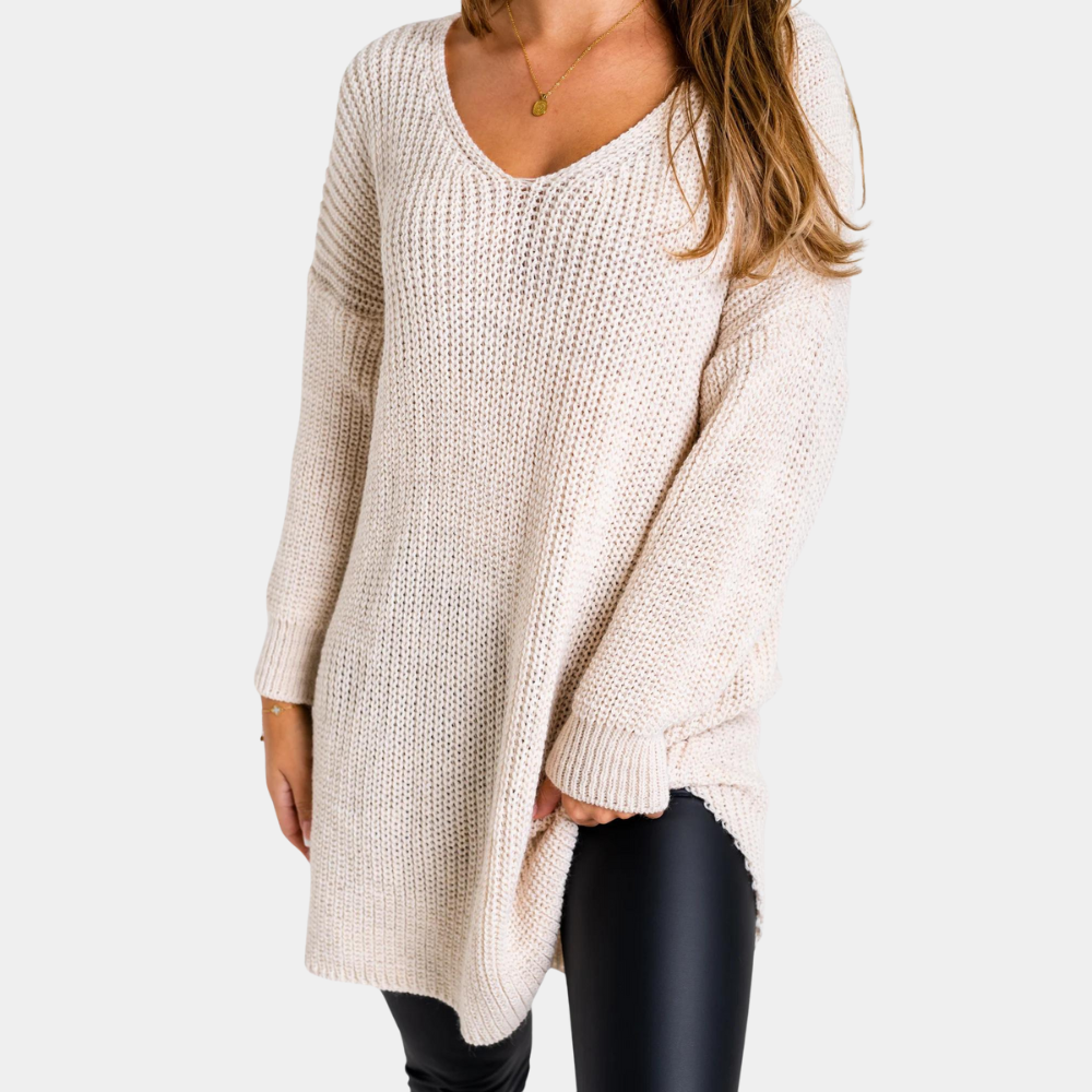 Comfortable Knitted Women's Sweater for Summer