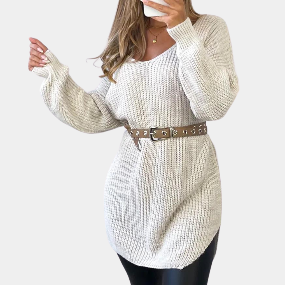 Comfortable Knitted Women's Sweater for Summer