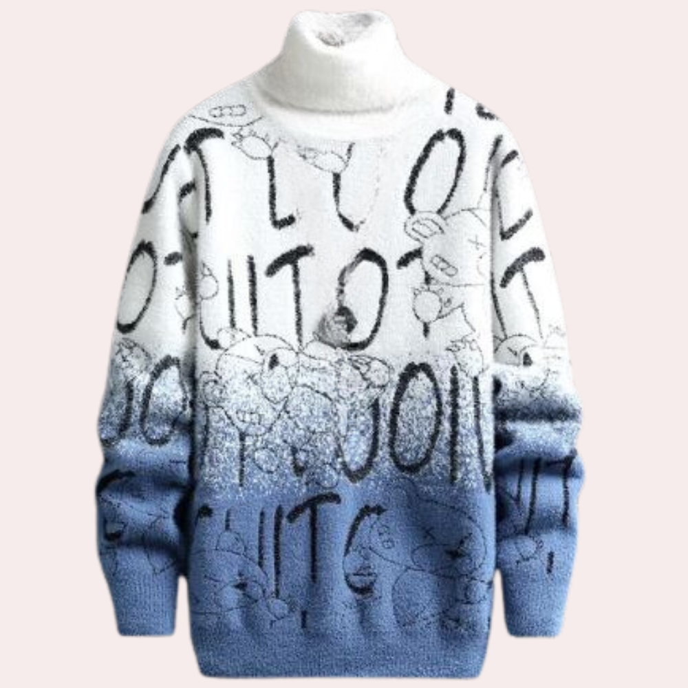 Stylish Roll Neck Jumper for Men