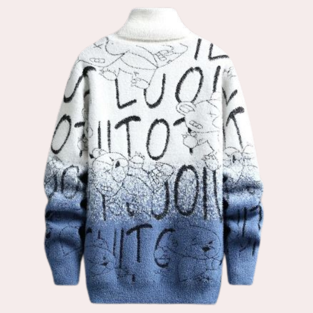 Stylish Roll Neck Jumper for Men