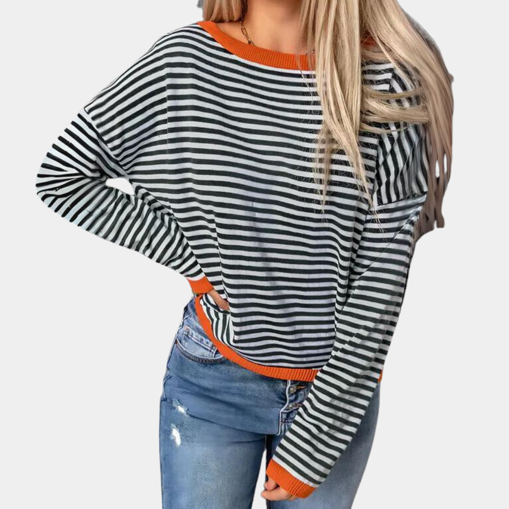 Summer Classic Striped Women's Jumper