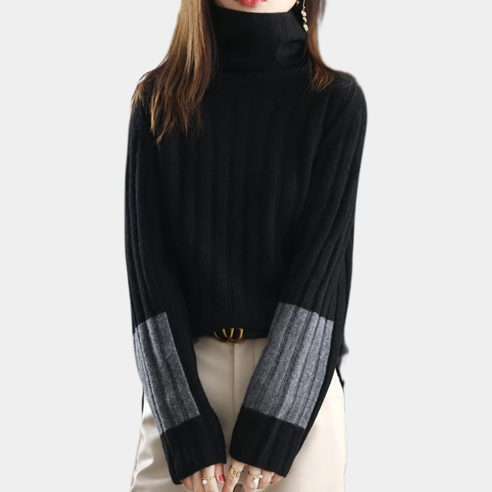 Comfortable Summer Roll Neck Jumper for Women