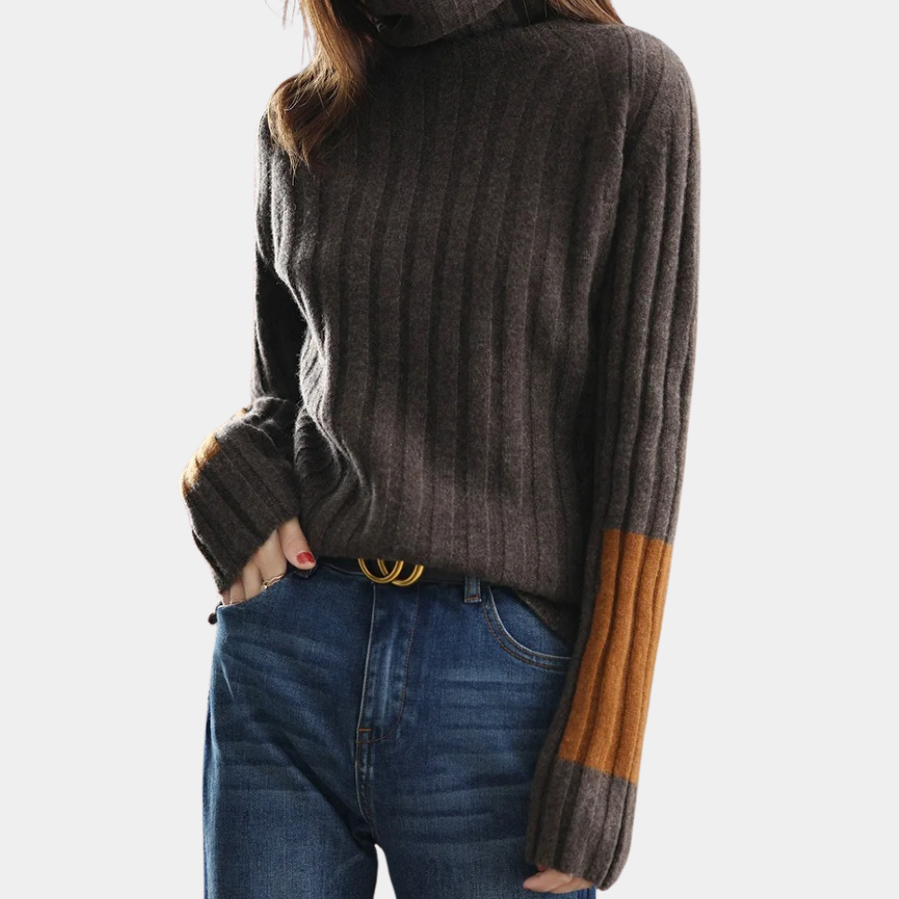 Comfortable Summer Roll Neck Jumper for Women