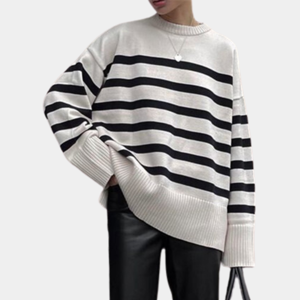 Aaliyah - Chic Comfort Oversized Women's Sweater for Spring/Summer