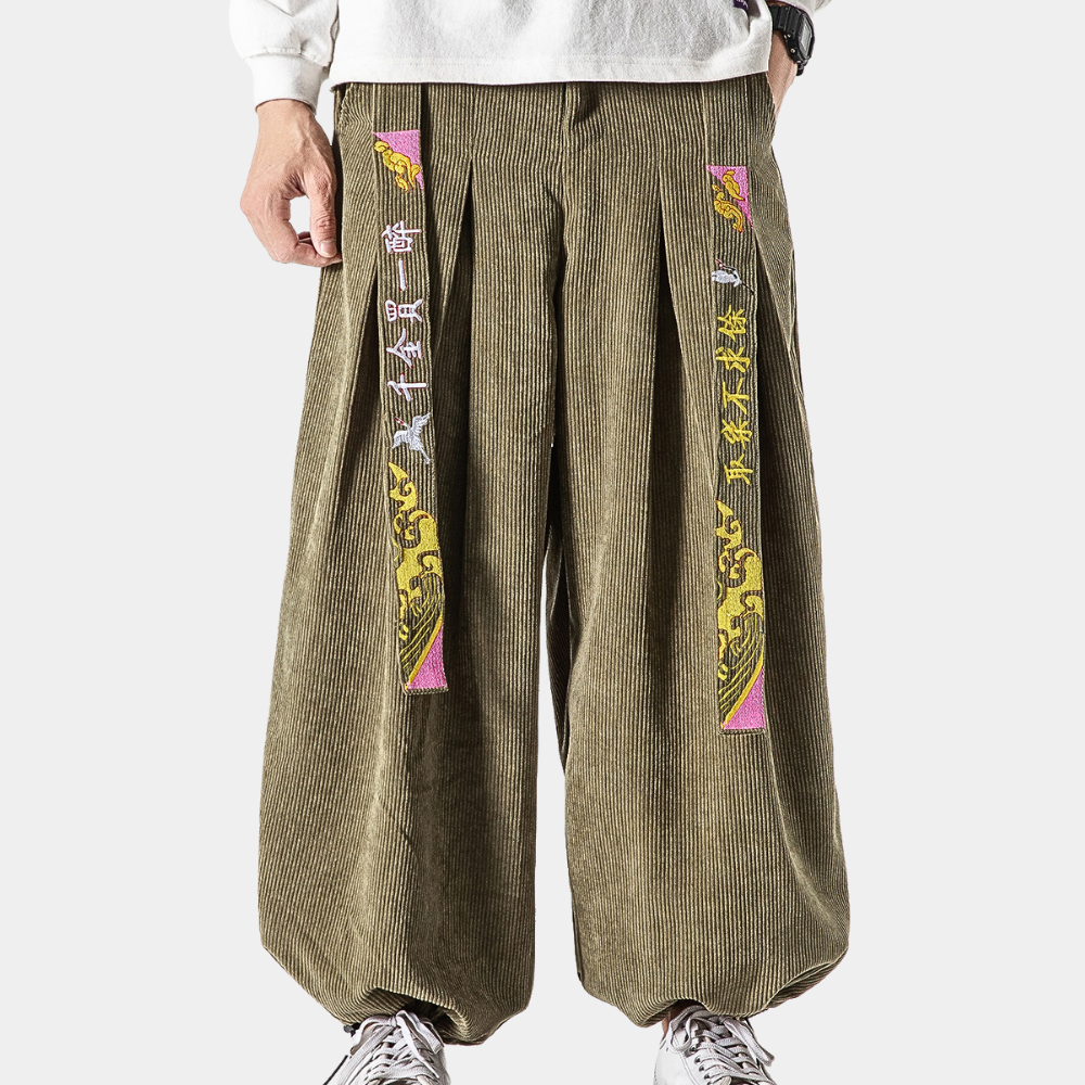 Adrian - Trendy Corduroy Summer Trousers for Men