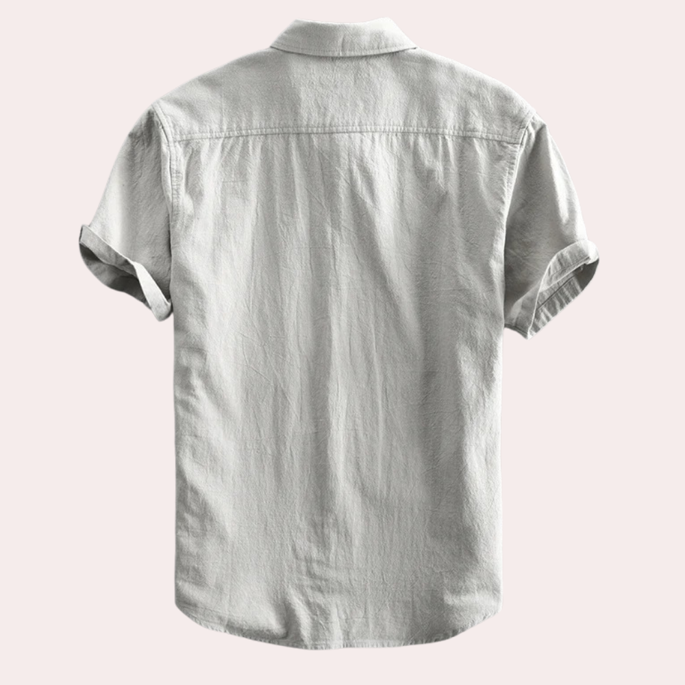 Thibault - Elegant Cotton Men's Shirt for Summer