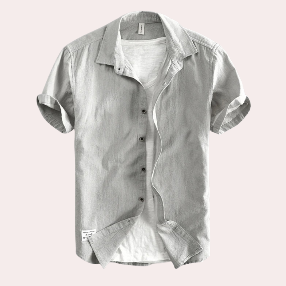 Thibault - Elegant Cotton Men's Shirt for Summer