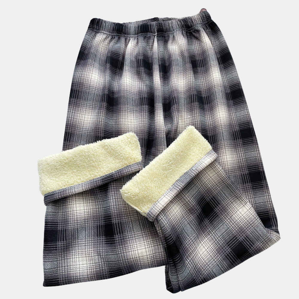 Valeria - Modern Checked Women's Trousers for Summer
