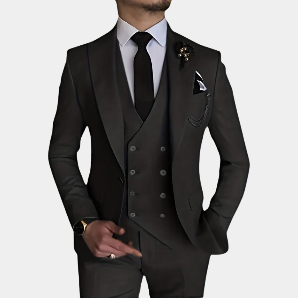 Adron - Refined 3-Piece Men's Suit for Summer