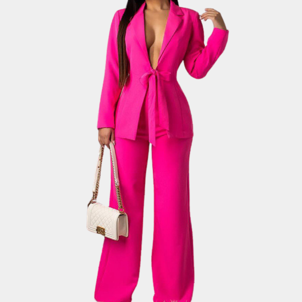 Stylish 2-Piece Blazer Set for Women - Summer Edition
