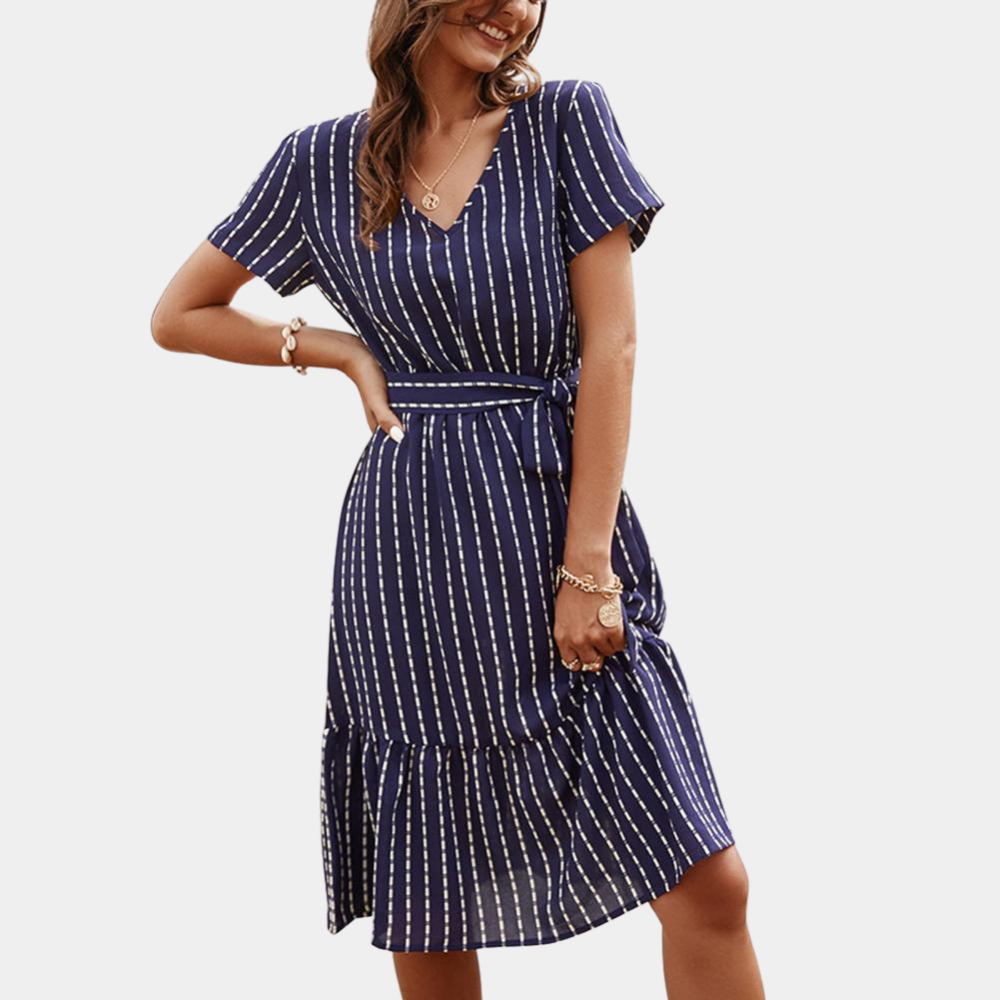 Bohemian Summer Midi Dress for Women