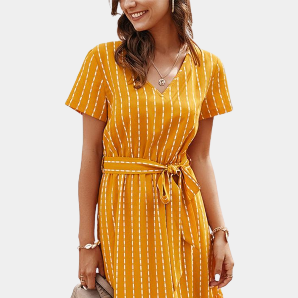 Bohemian Summer Midi Dress for Women