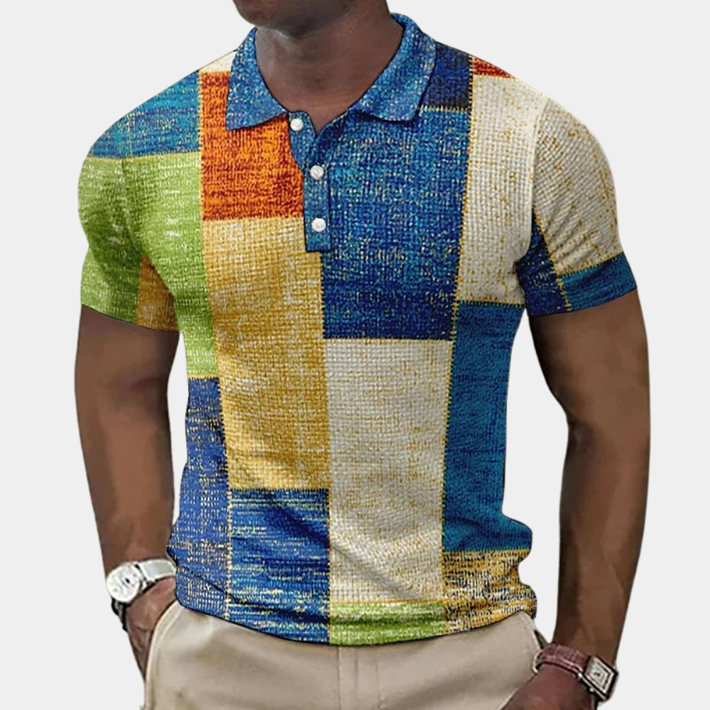 Colourful Summer Men's Polo Shirt