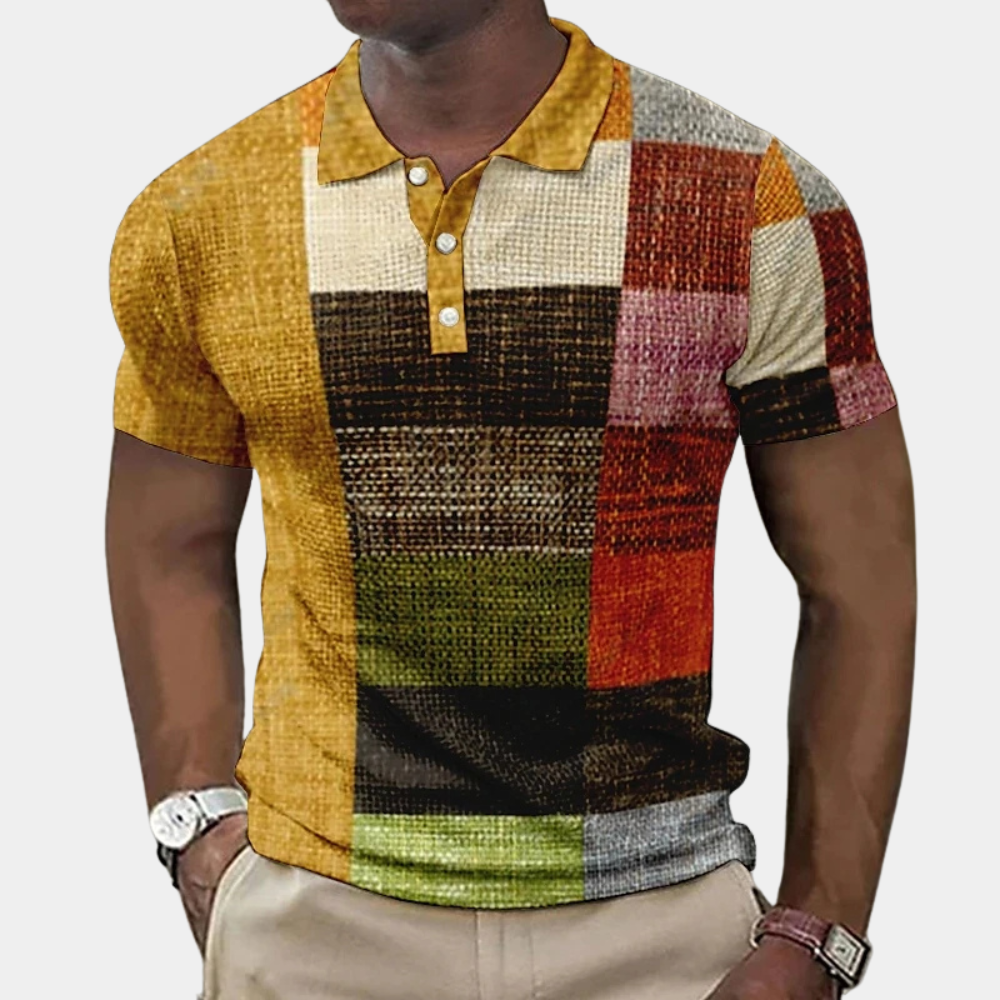 Colourful Summer Men's Polo Shirt