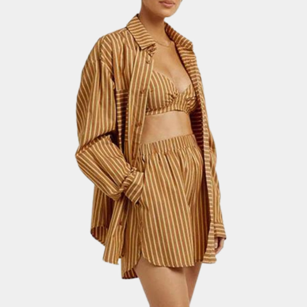 Casual three-piece ladies' set for summer