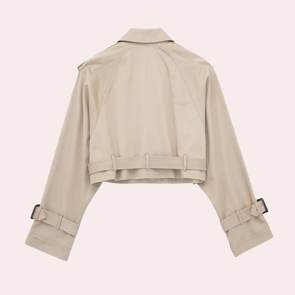 Stylish cropped ladies' jacket for summer