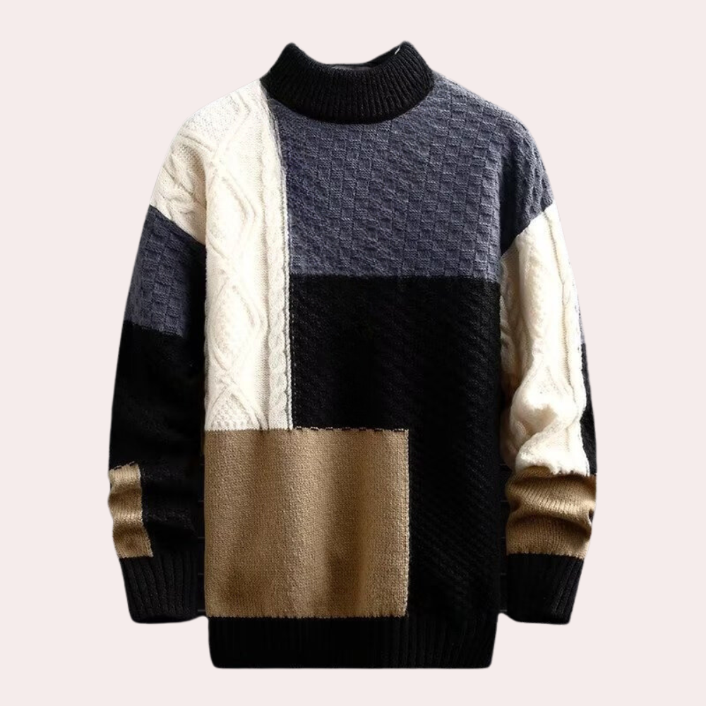 Stylish Knitted Men's Sweater for Summer