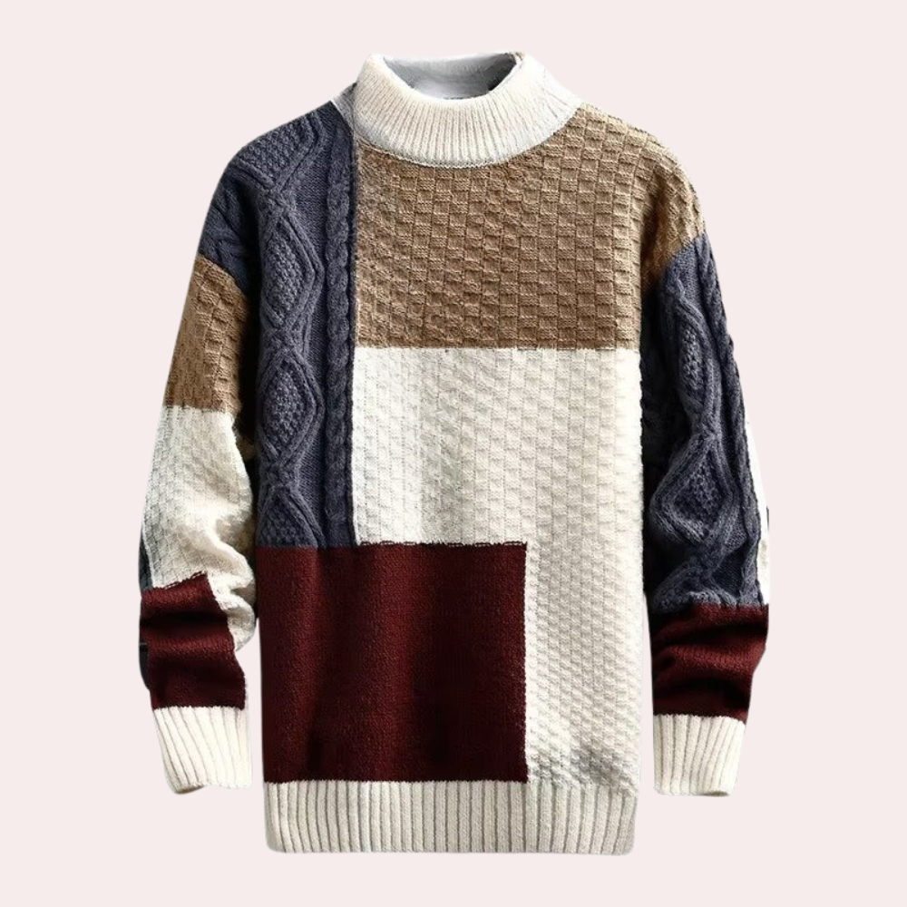 Stylish Knitted Men's Sweater for Summer