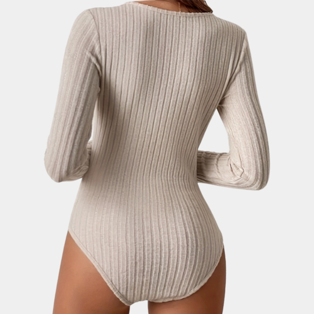 Body suit for women with square neckline