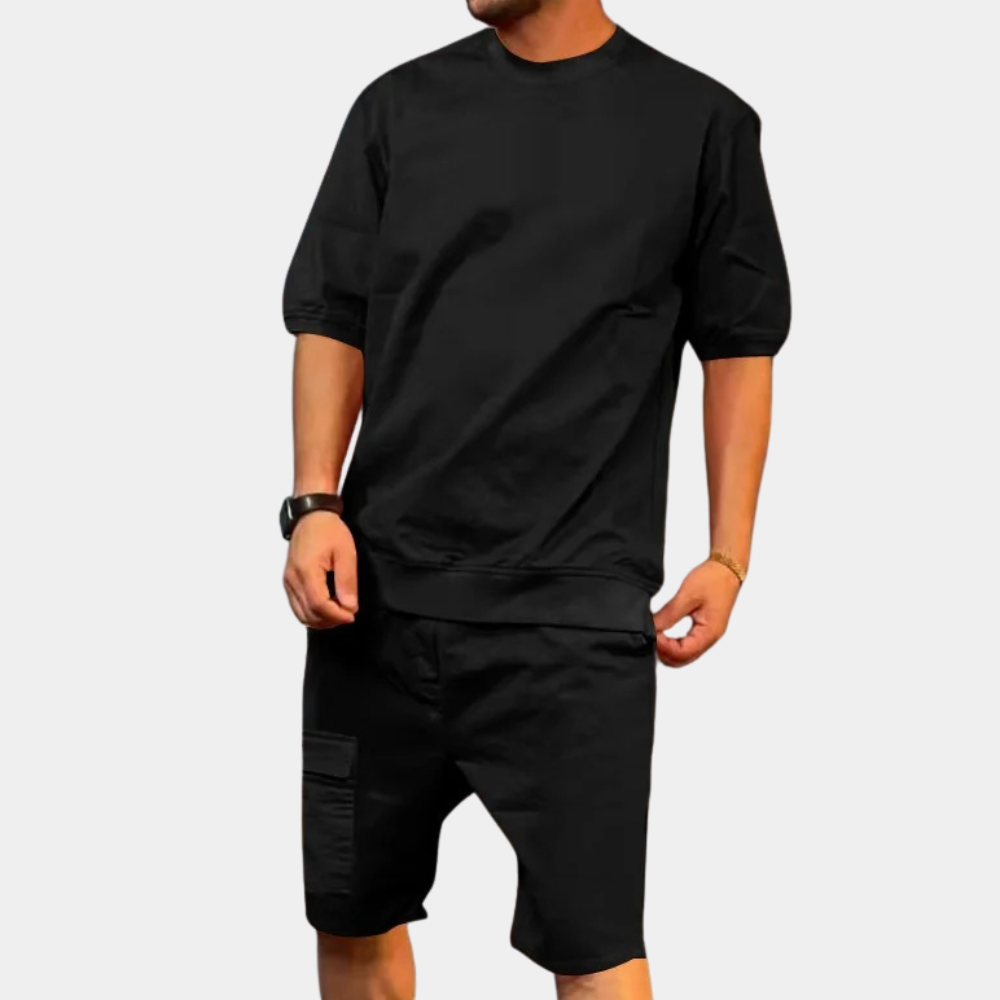 Casual and Comfortable Men's Set for Summer