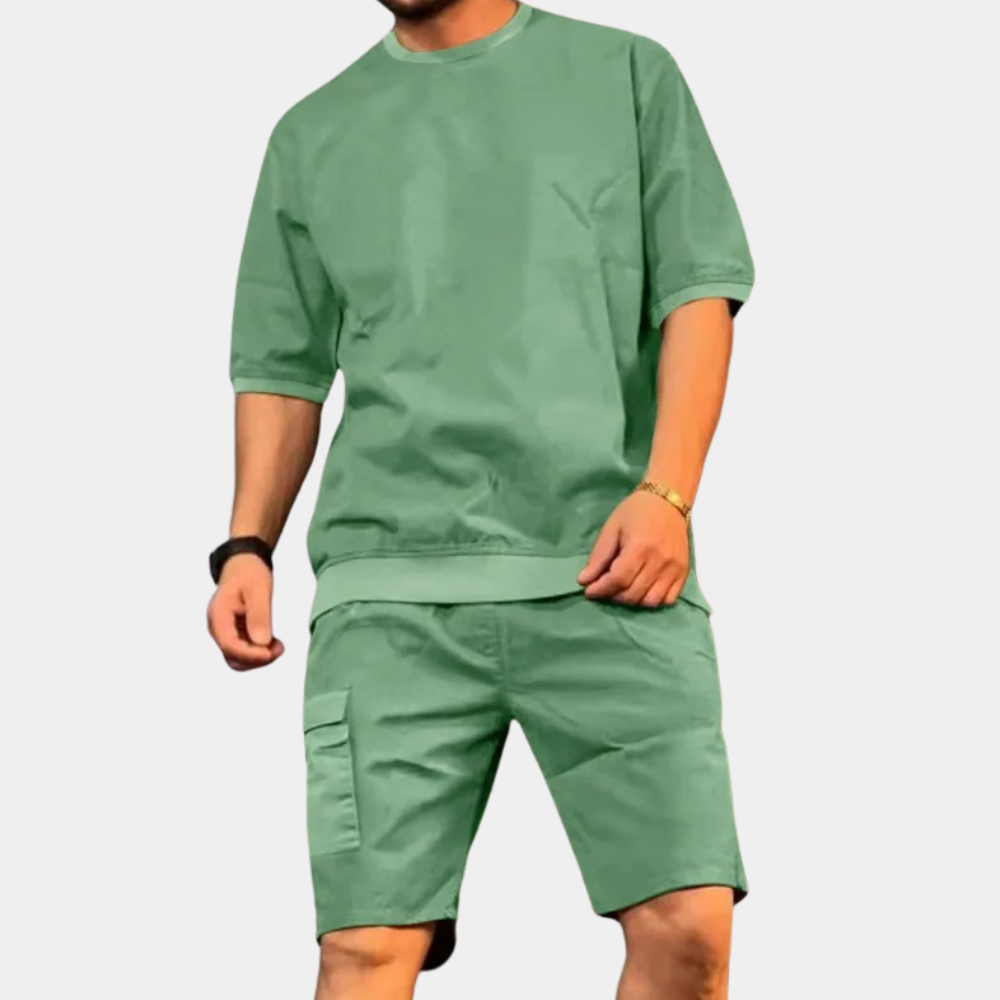 Casual and Comfortable Men's Set for Summer