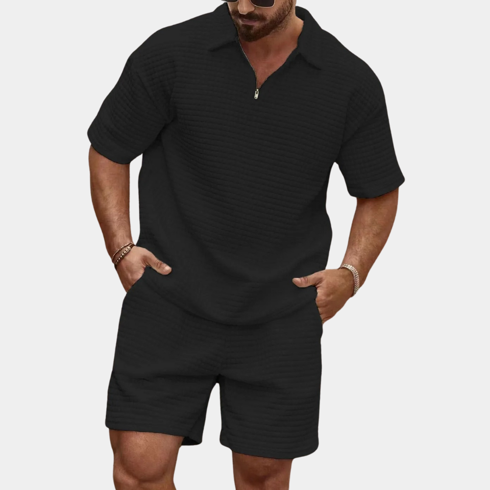 Stylish 2-Piece Men's Set for Summer