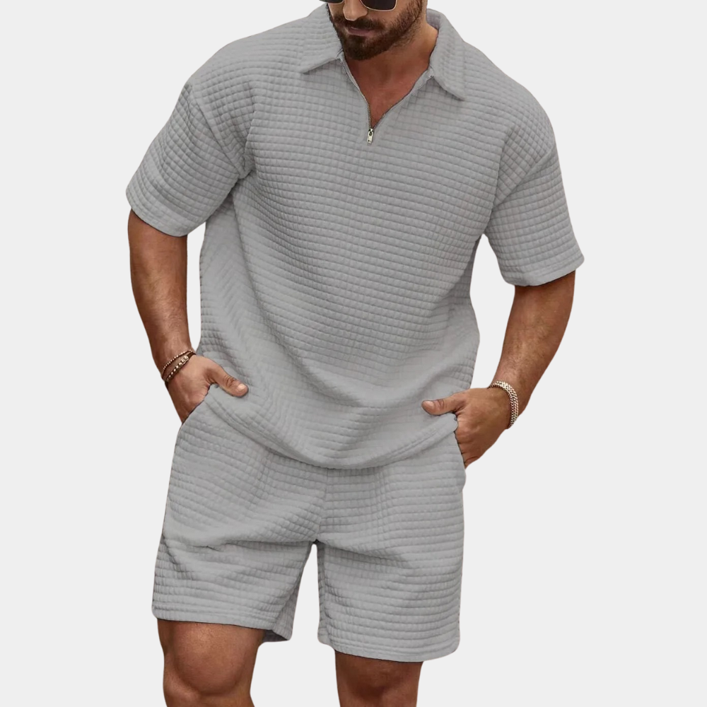 Stylish 2-Piece Men's Set for Summer