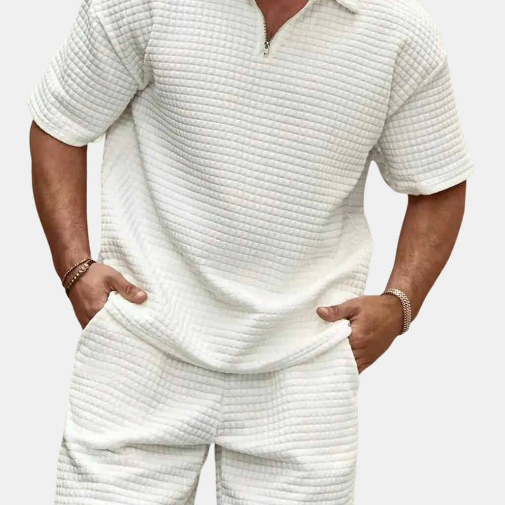 Stylish 2-Piece Men's Set for Summer