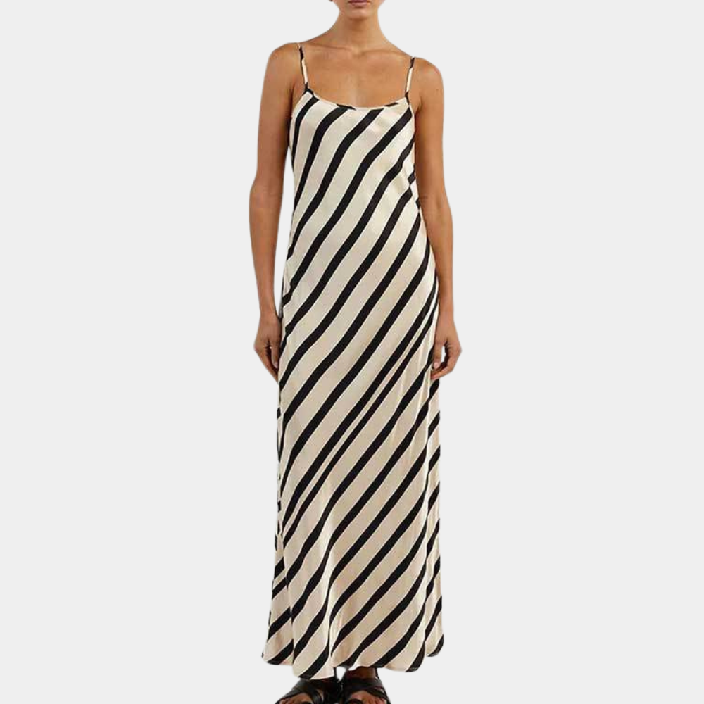 Sleeveless Striped Summer Dress for Women