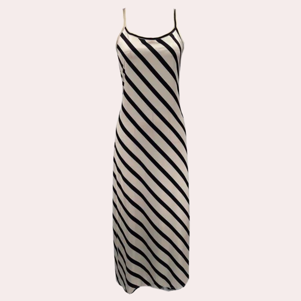 Sleeveless Striped Summer Dress for Women
